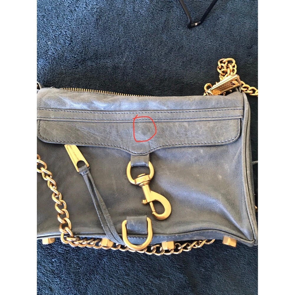 Rebecca Minkoff mini M.A.C. Mac Crossbody bag In denim color - Picture 11 of 12